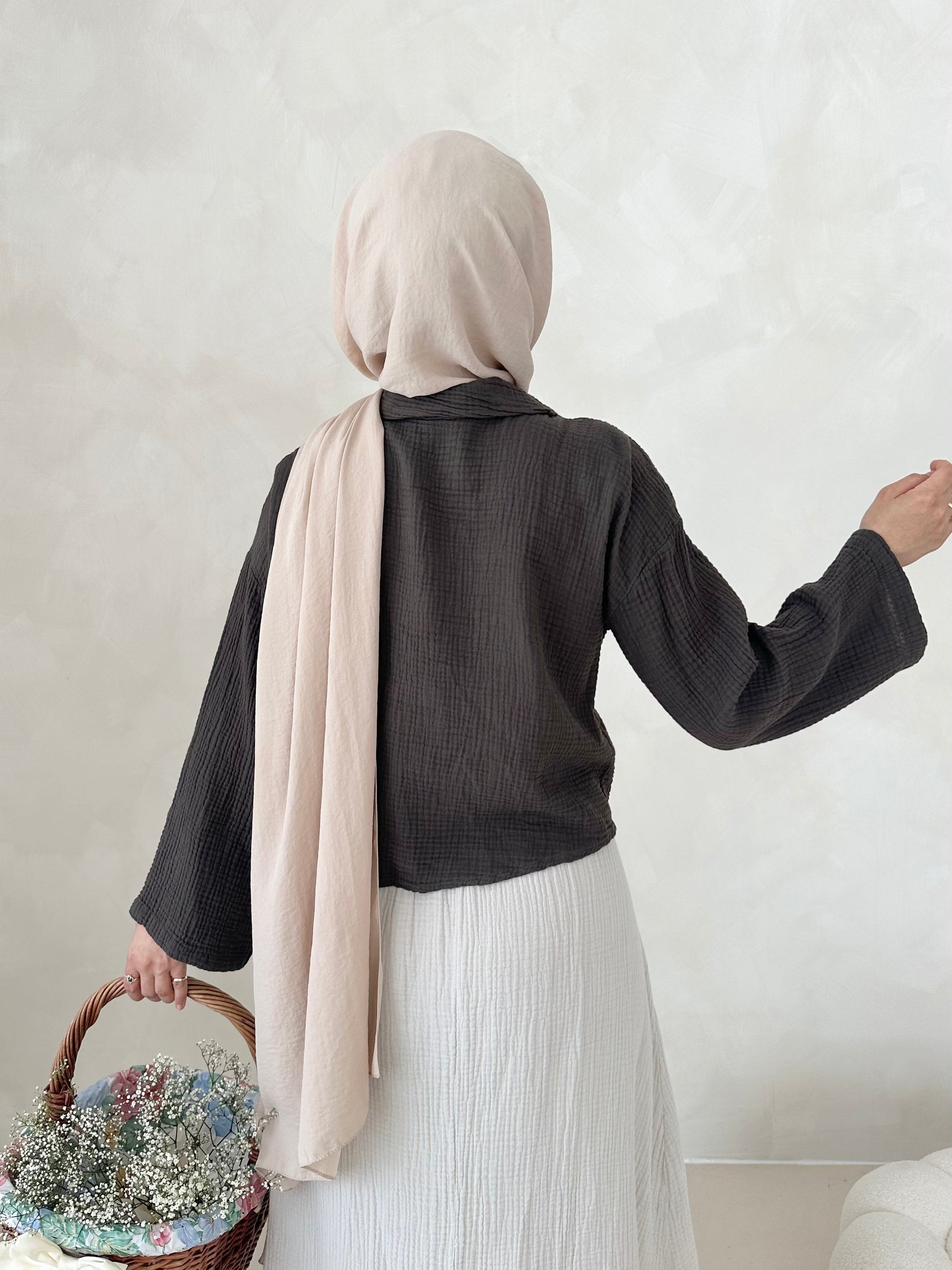 Chemise COURTE en mousseline