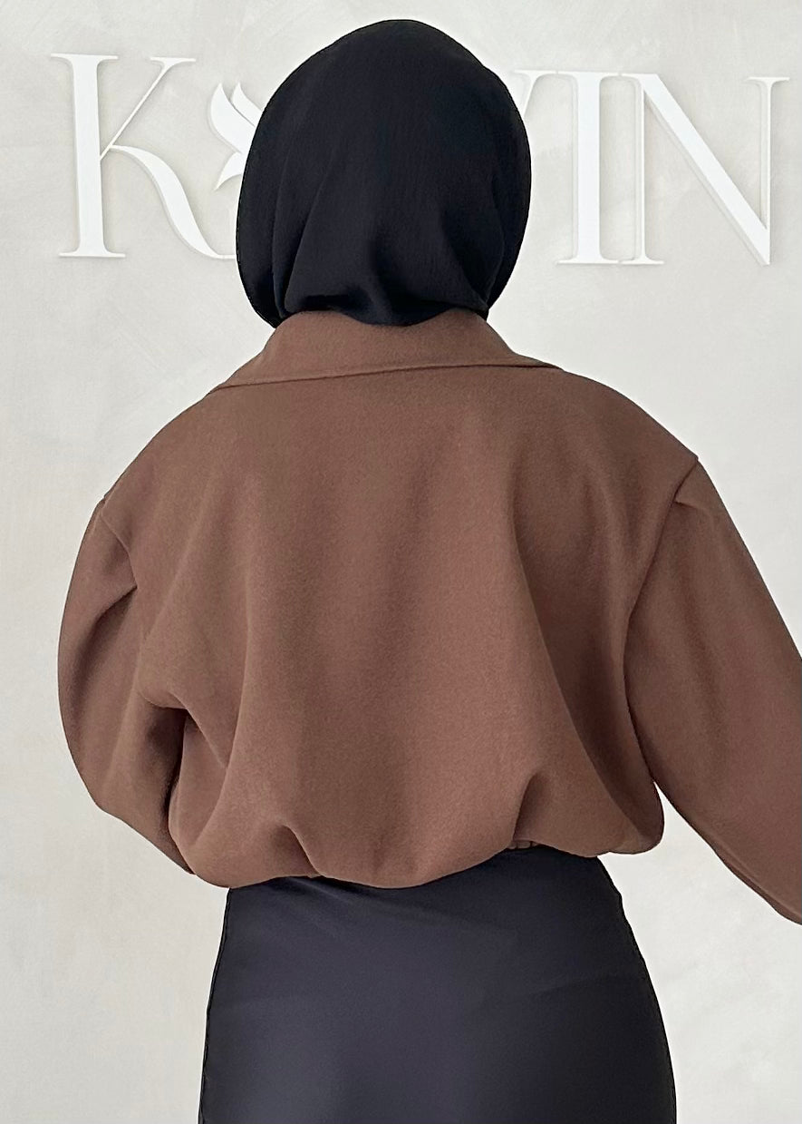 Veste look city avec élastique