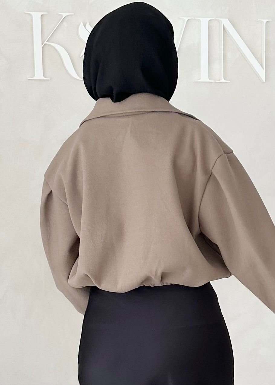 Veste look city avec élastique