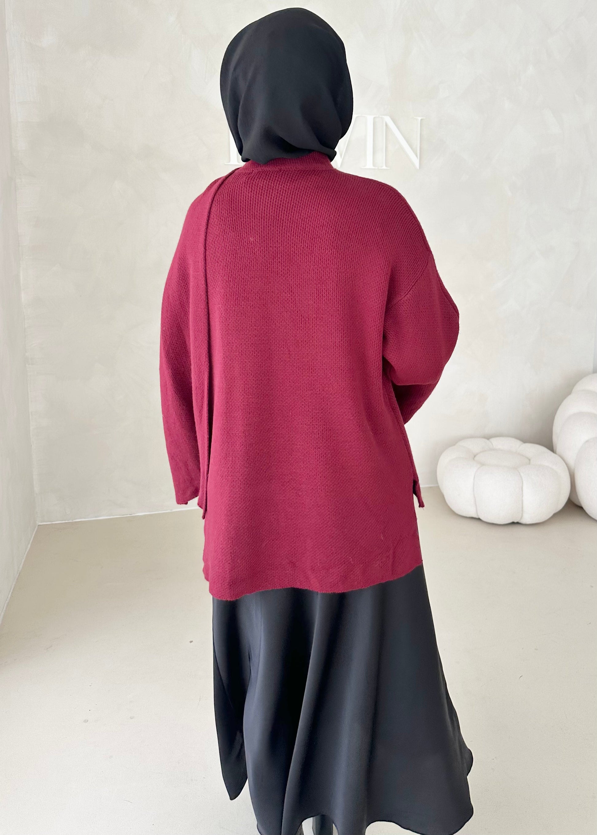 Veste COURTE avec écharpe