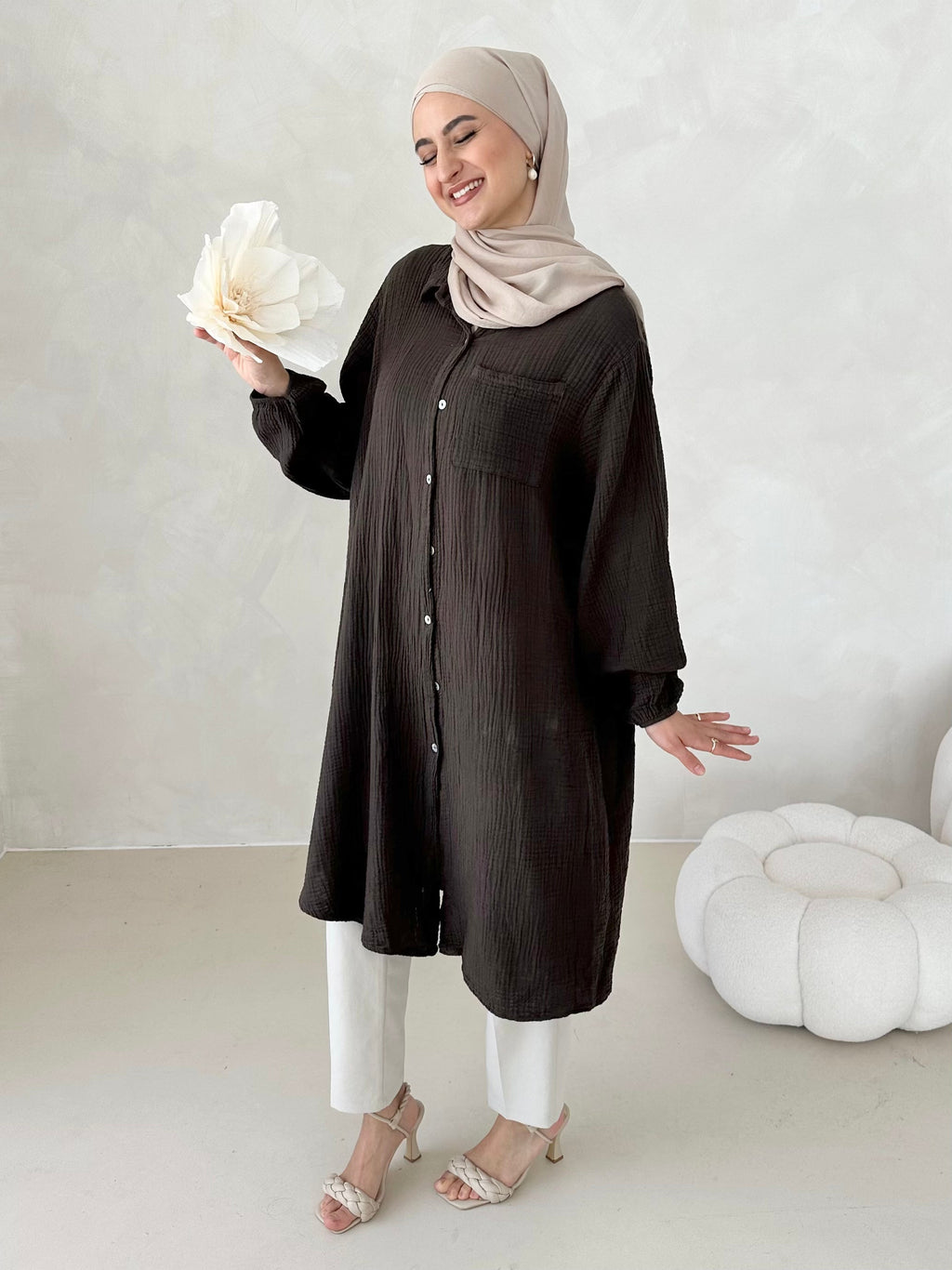 Tunique en mousseline