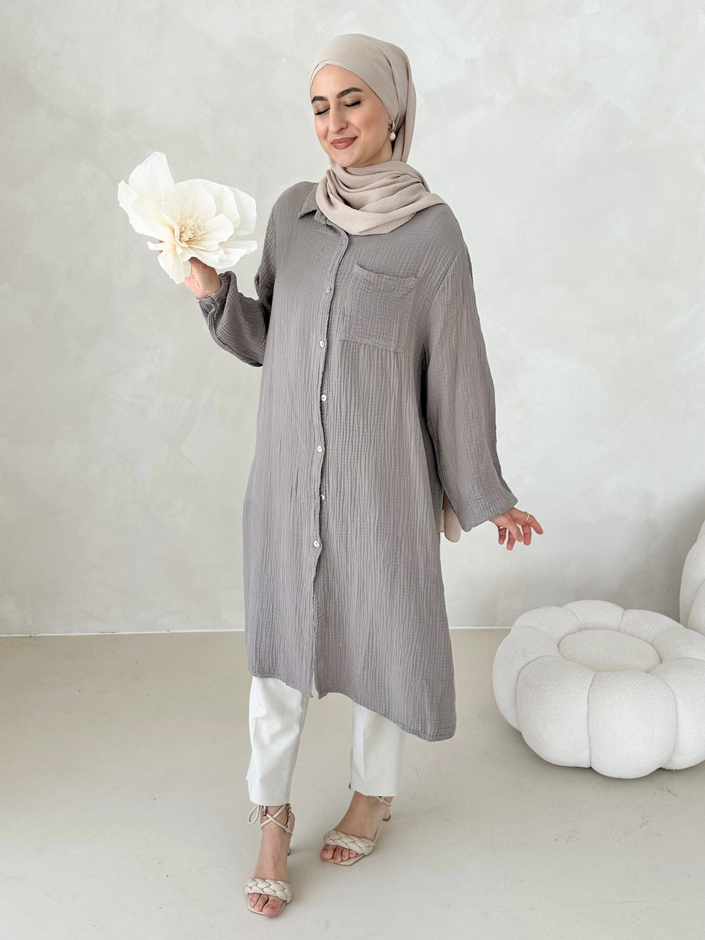 Tunique en mousseline