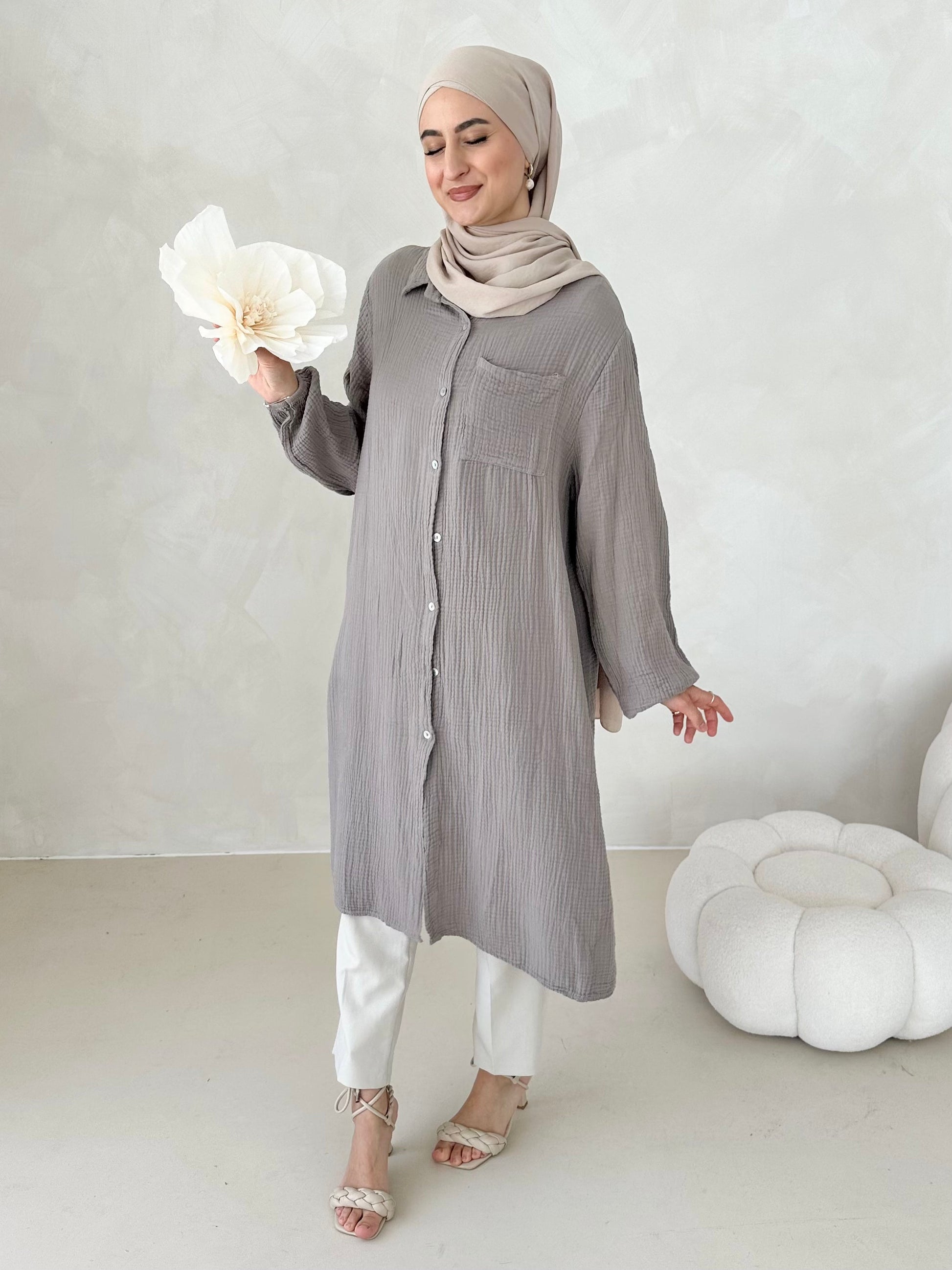 Tunique en mousseline