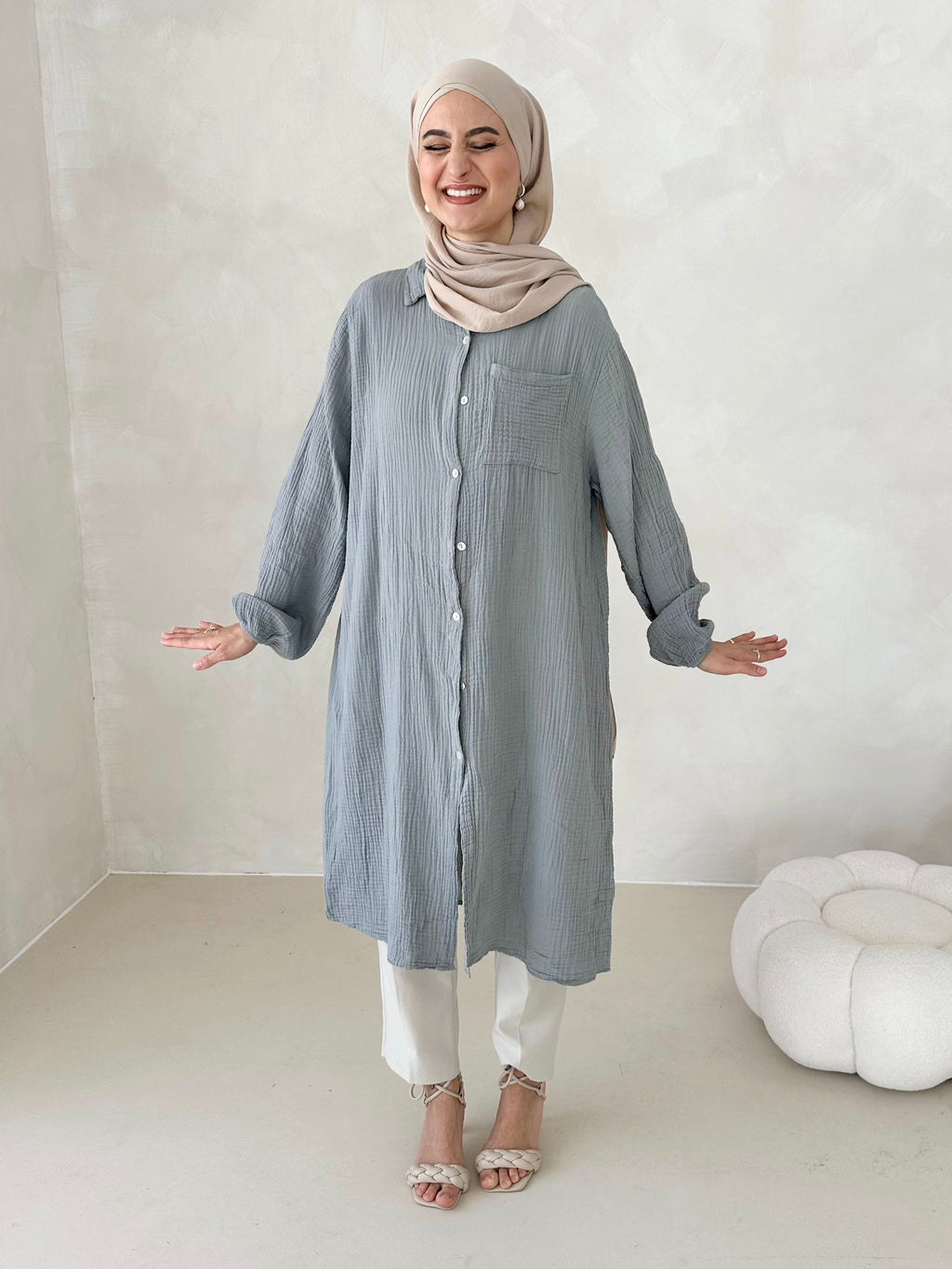 Tunique en mousseline