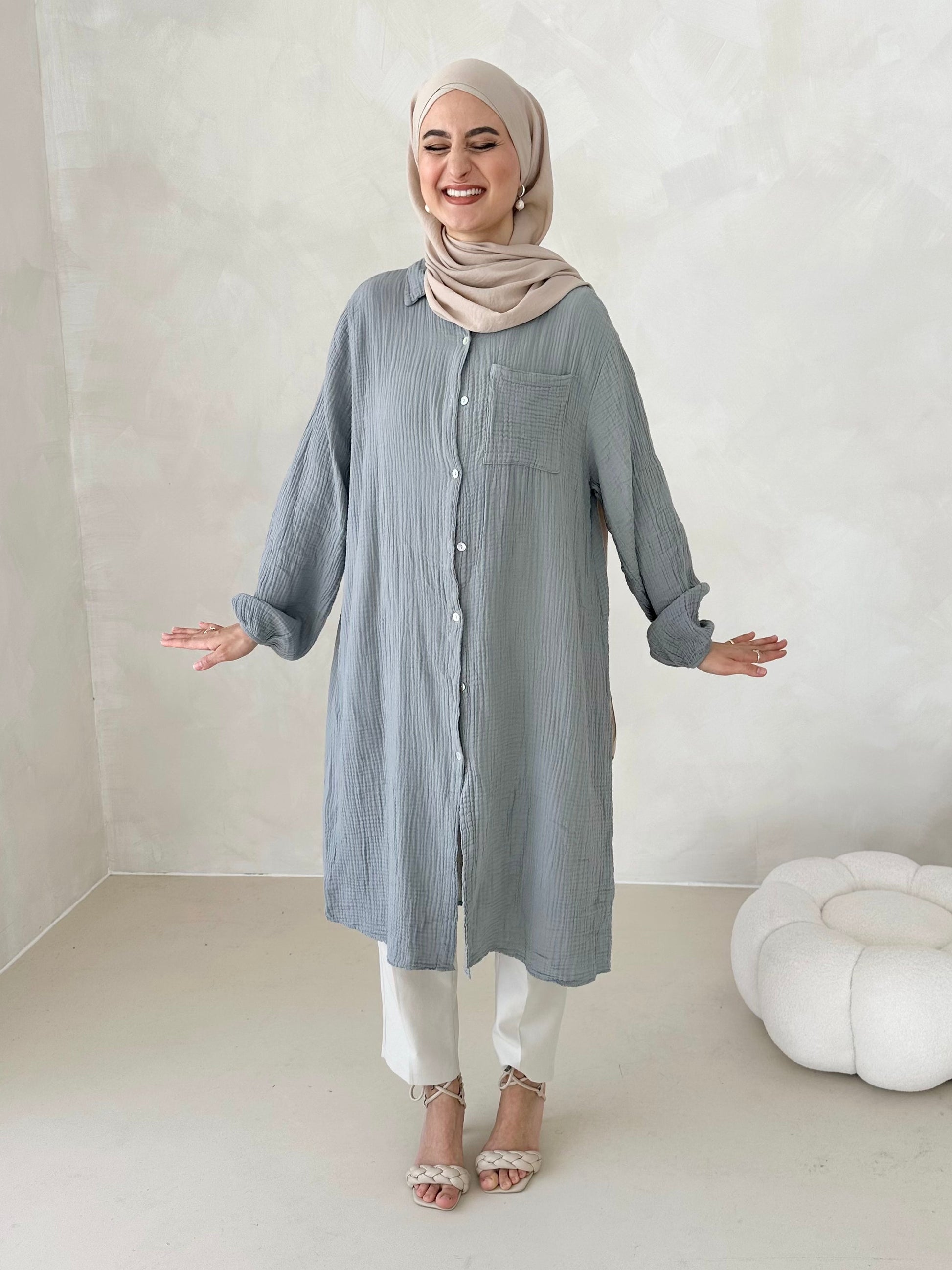 Tunique en mousseline