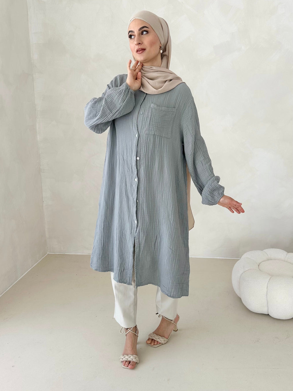 Tunique en mousseline