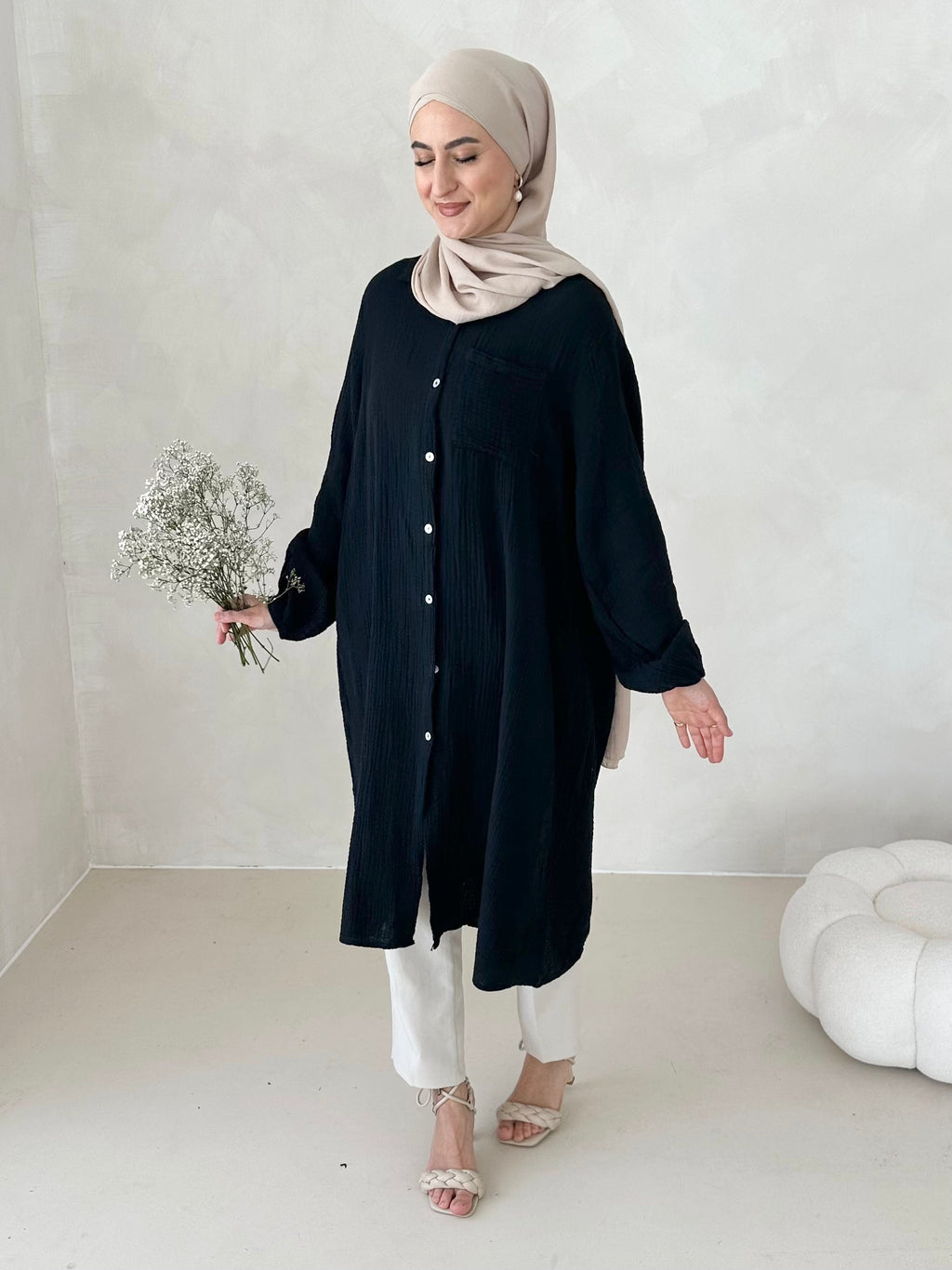 Tunique en mousseline