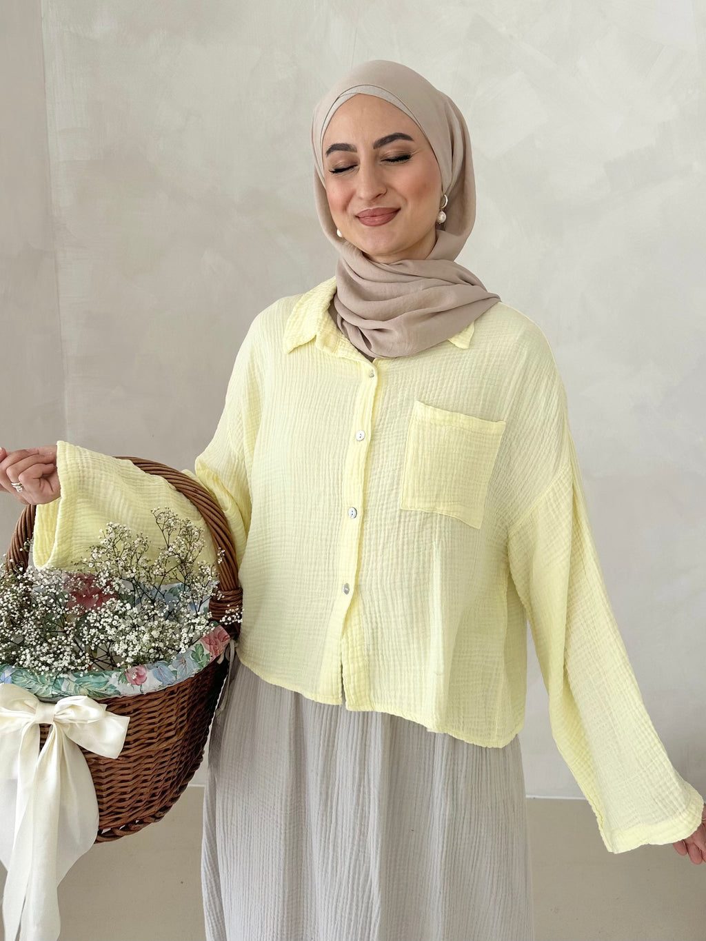 Chemise COURTE en mousseline