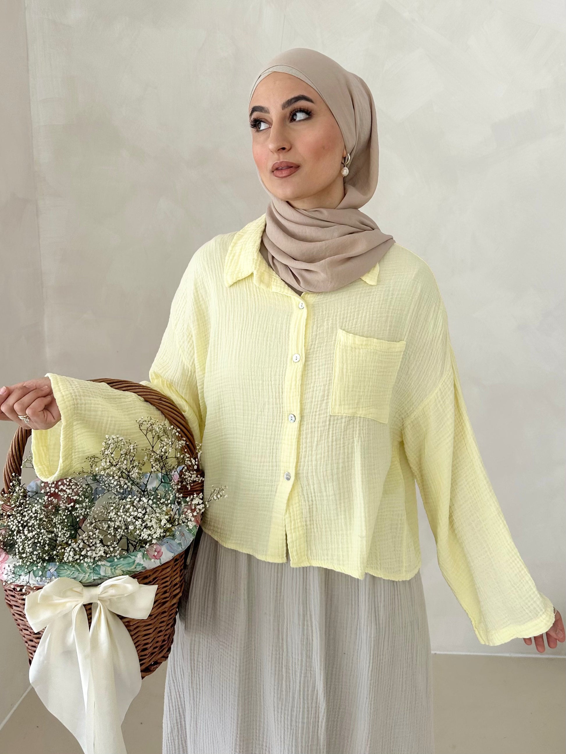 Chemise COURTE en mousseline