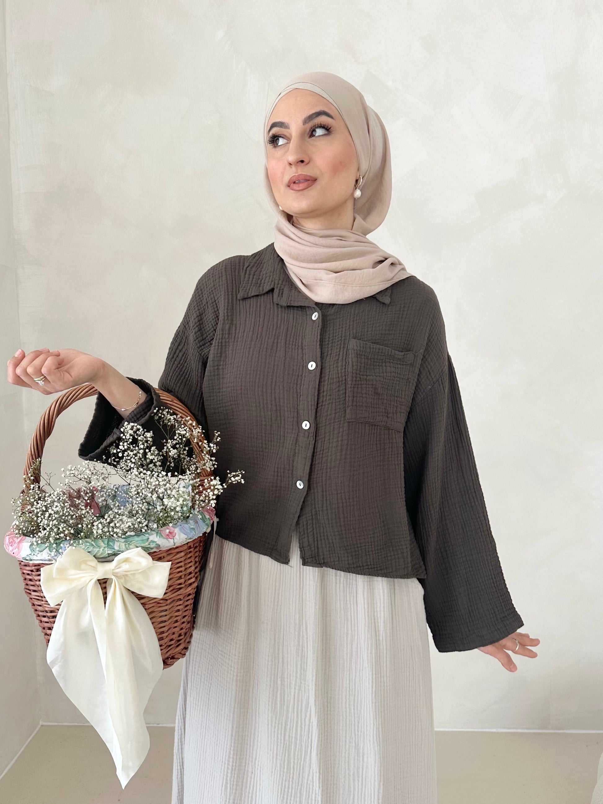 Chemise COURTE en mousseline