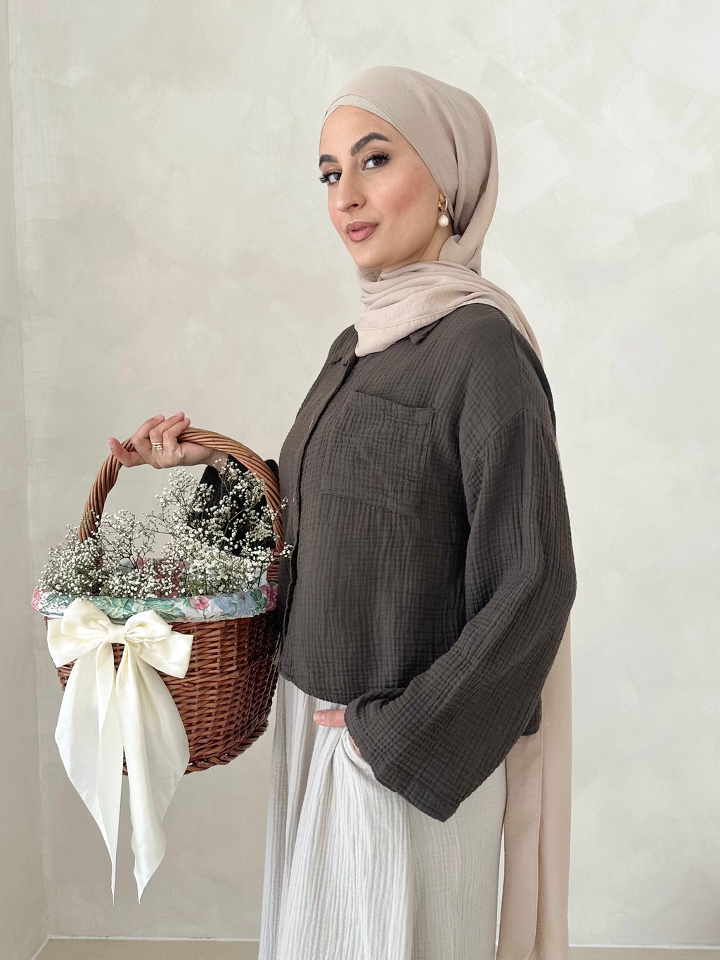 Chemise COURTE en mousseline