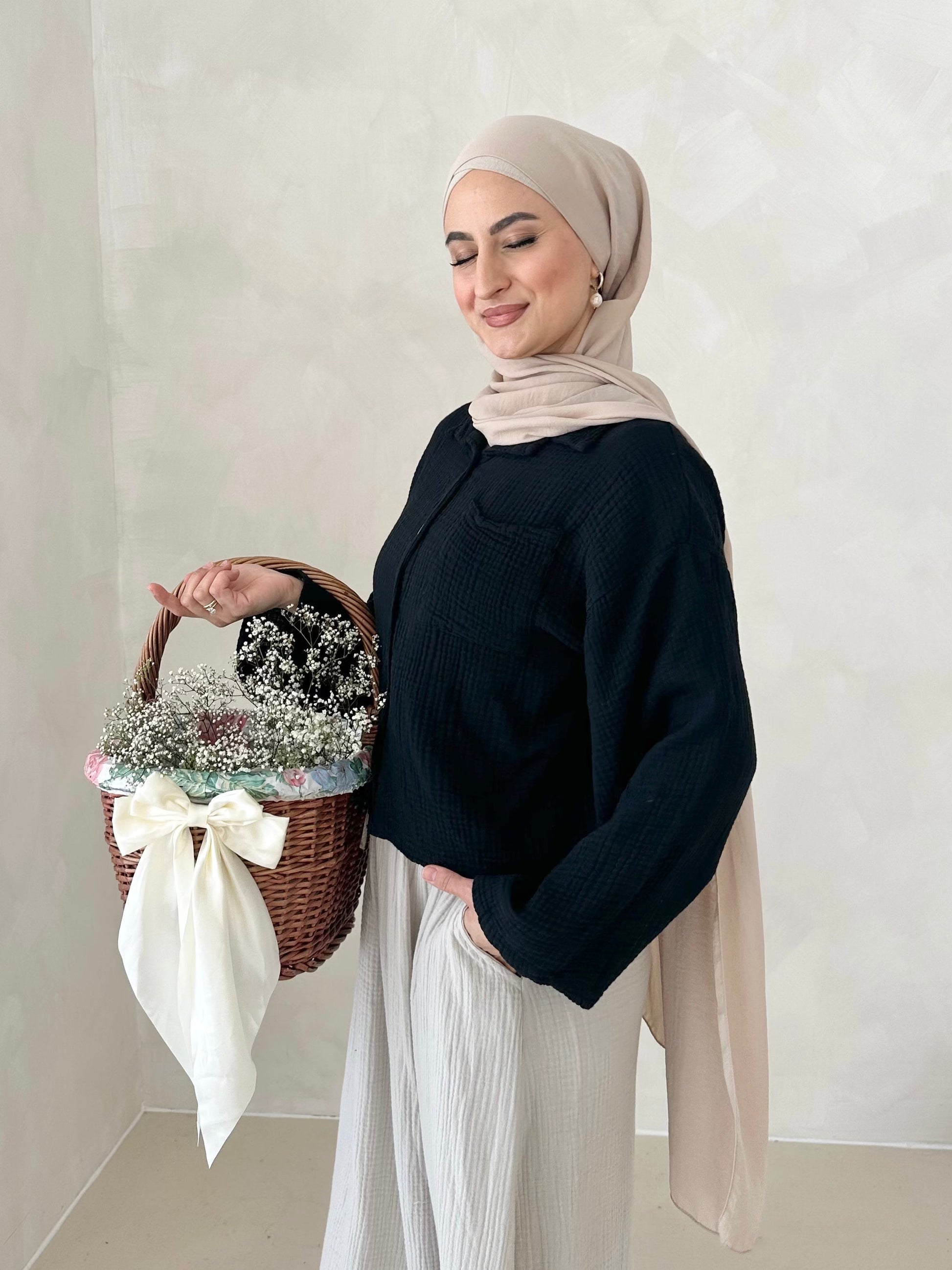 Chemise COURTE en mousseline