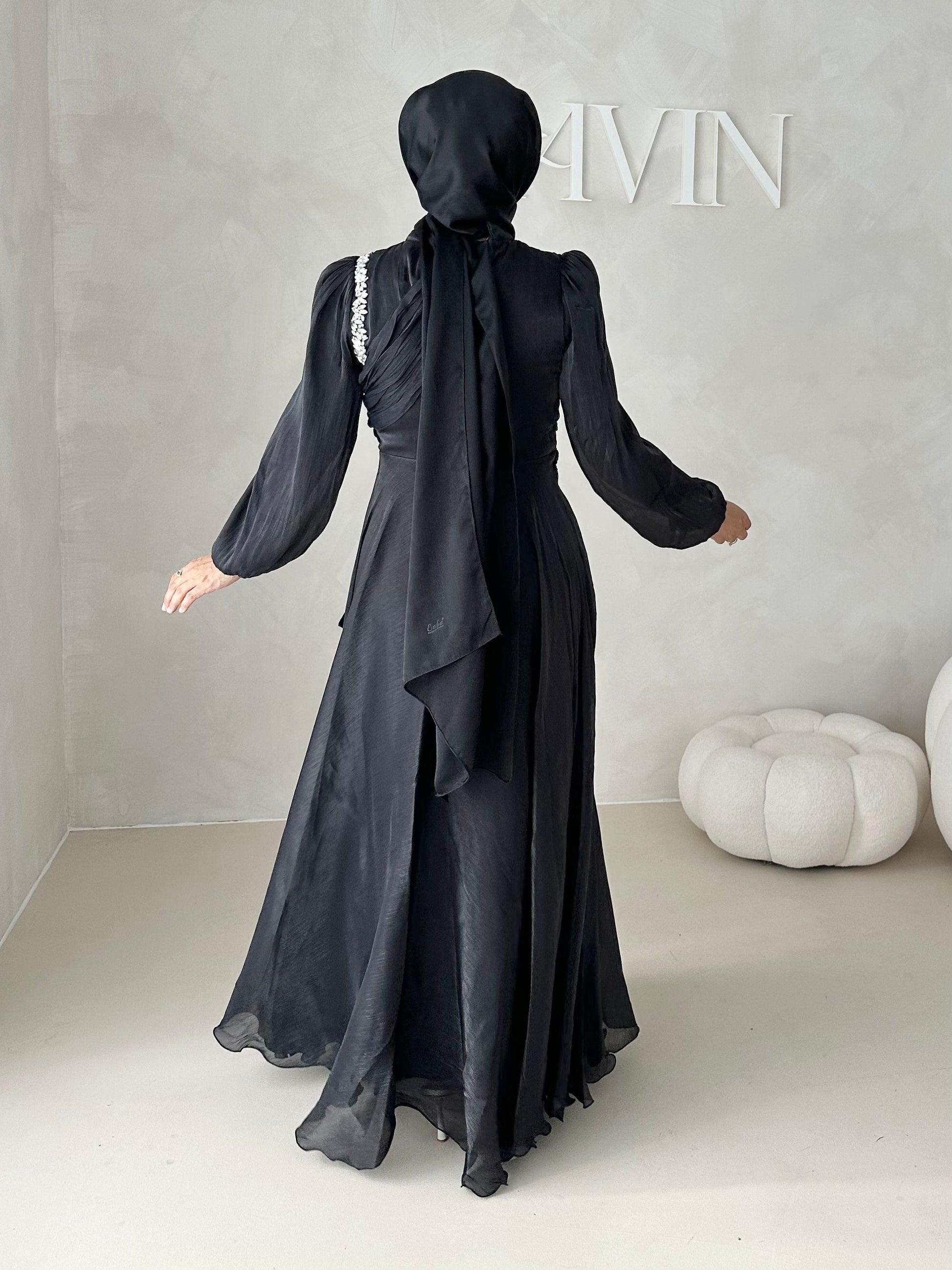 Robe de soirée avec strass