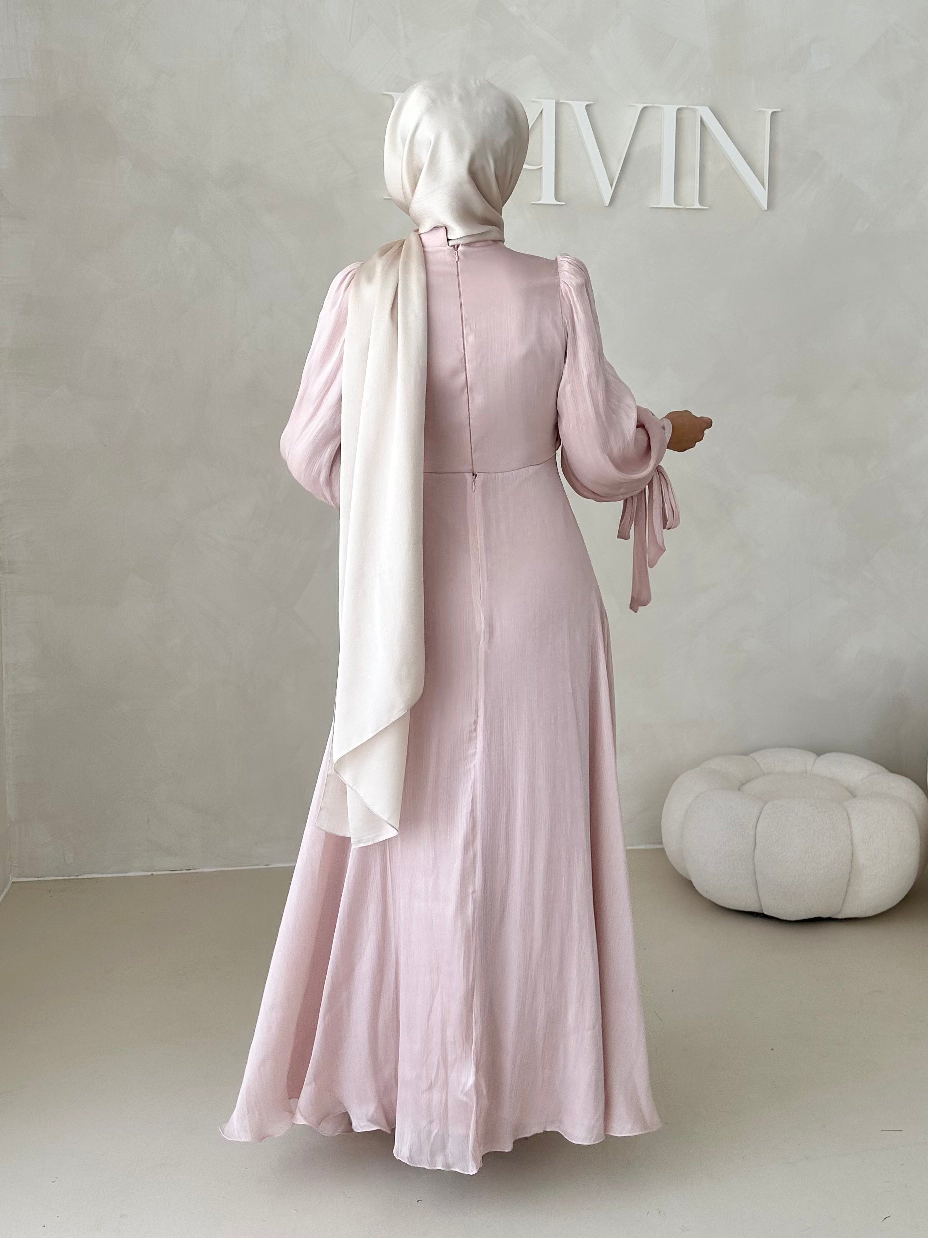 Robe de soirée avec techniques à 3 liens