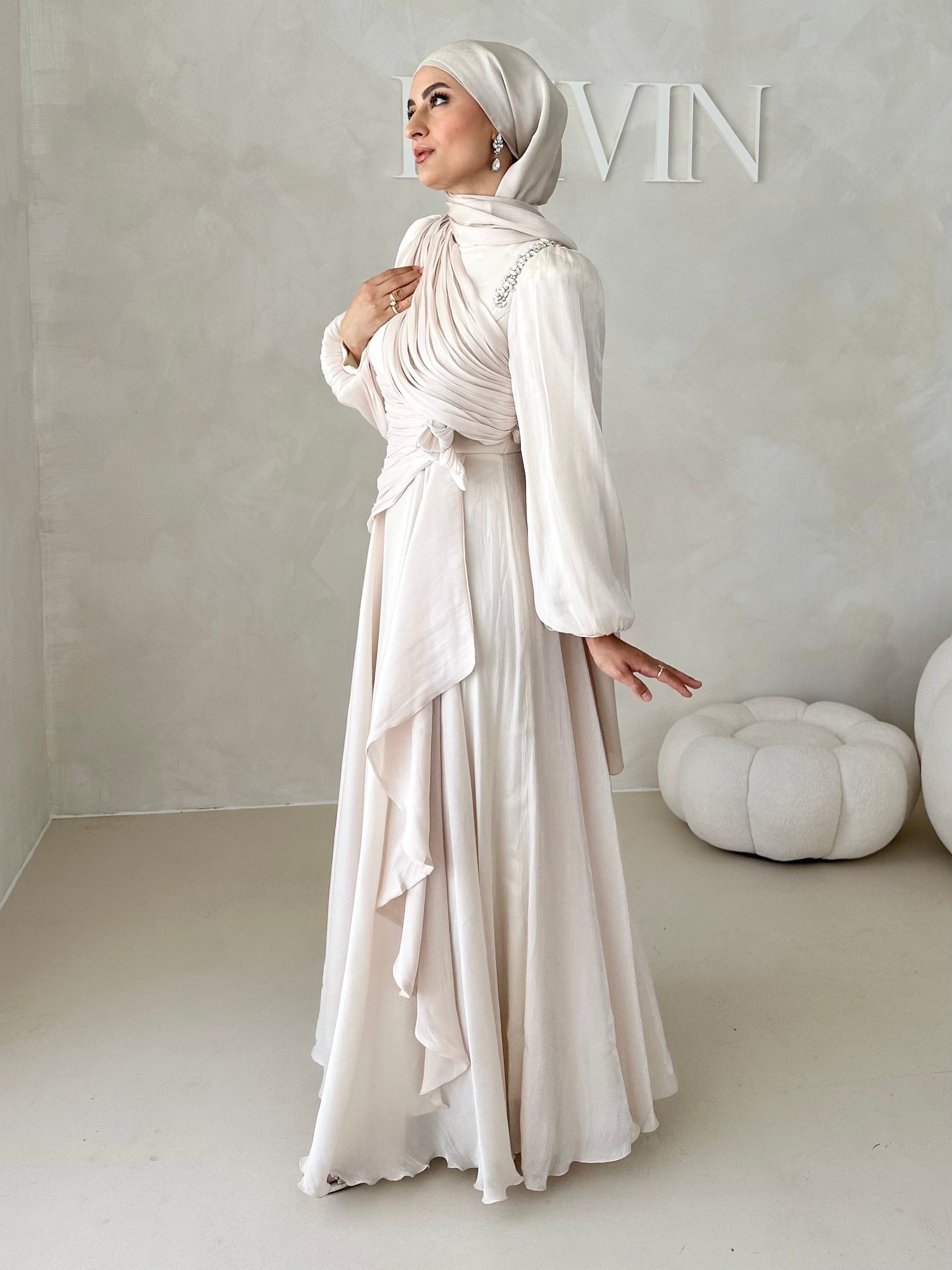 Robe de soirée avec strass