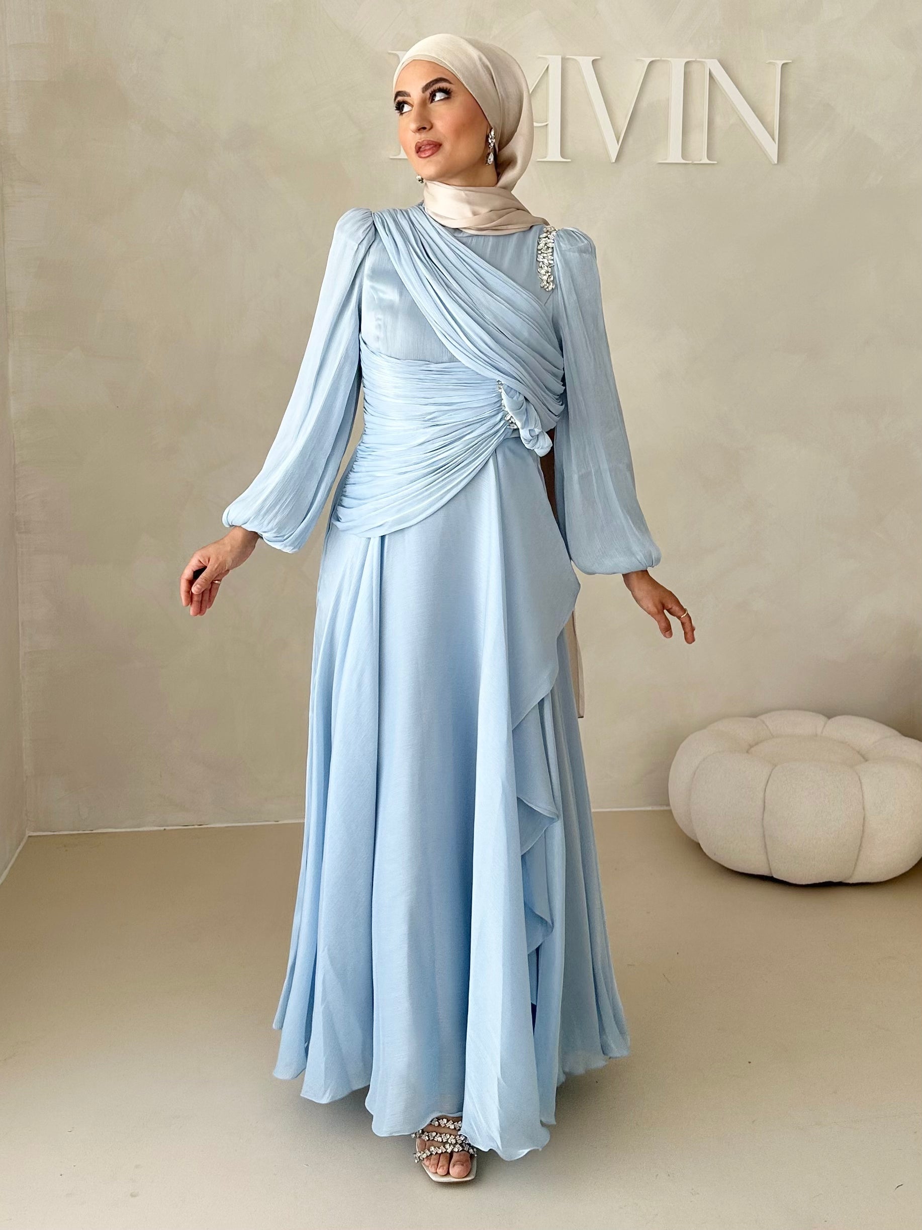 Robe de soirée avec strass