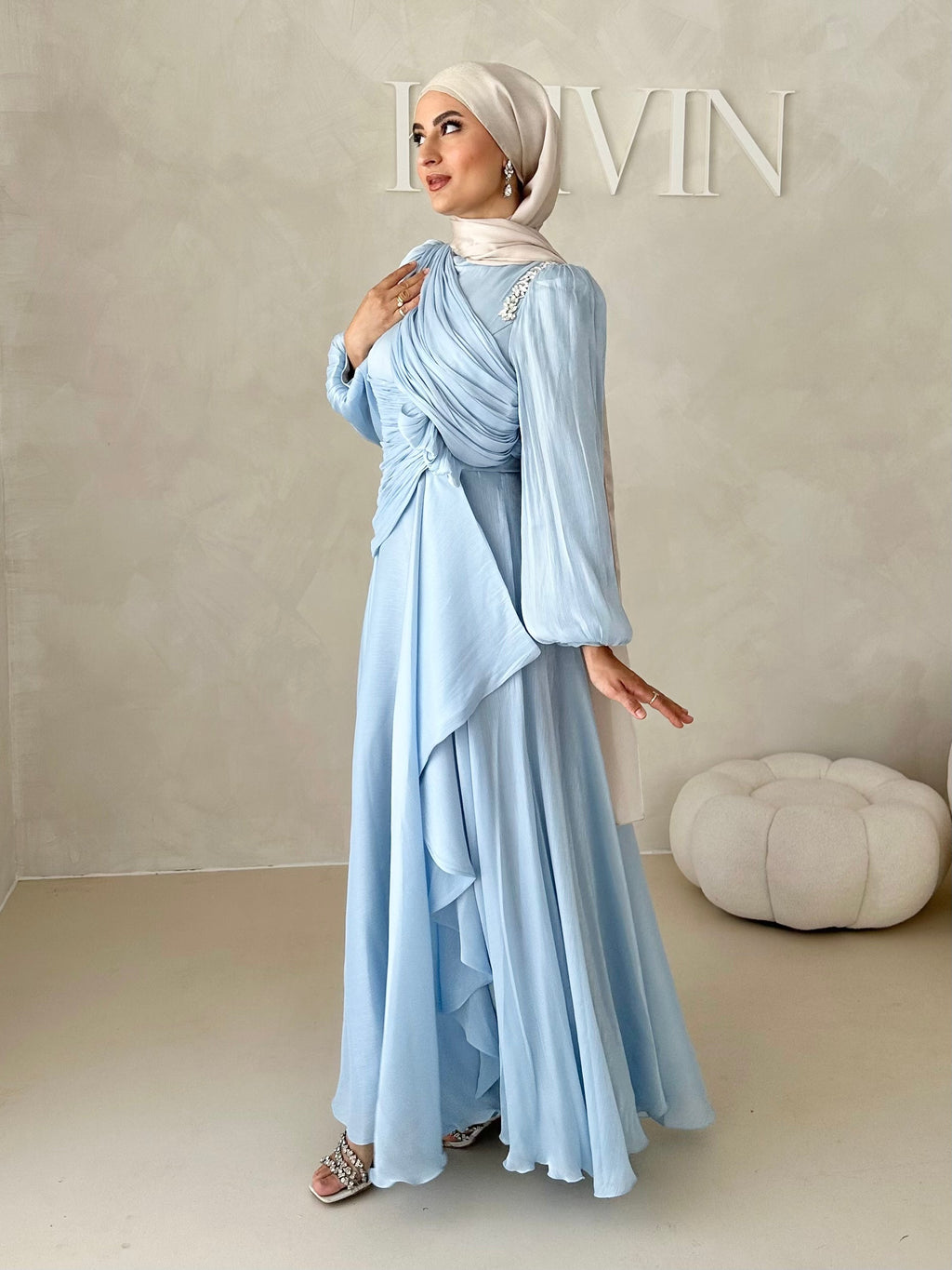 Robe de soirée avec strass