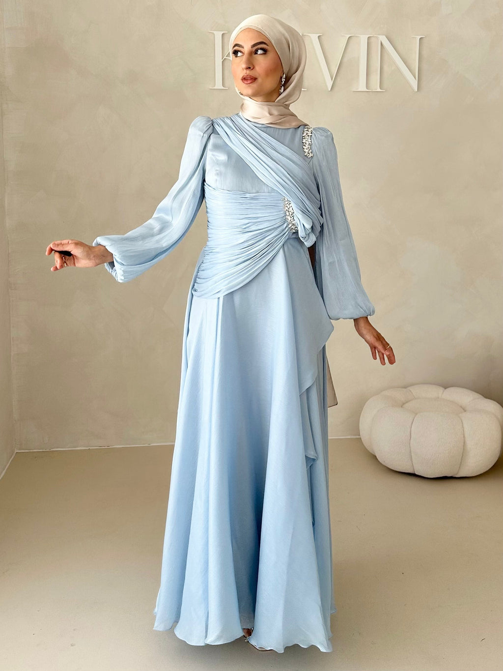 Robe de soirée avec strass