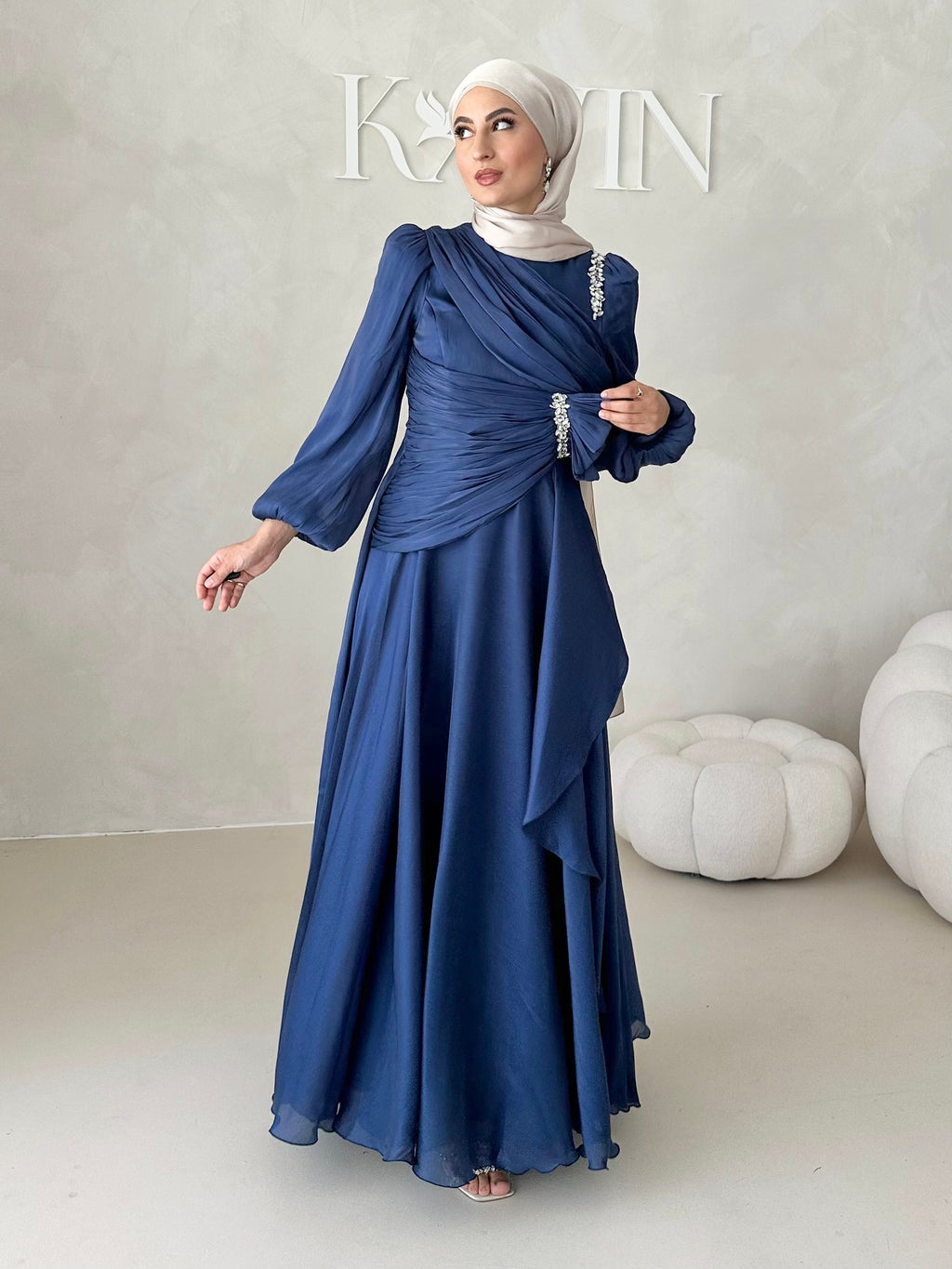 Robe de soirée avec strass