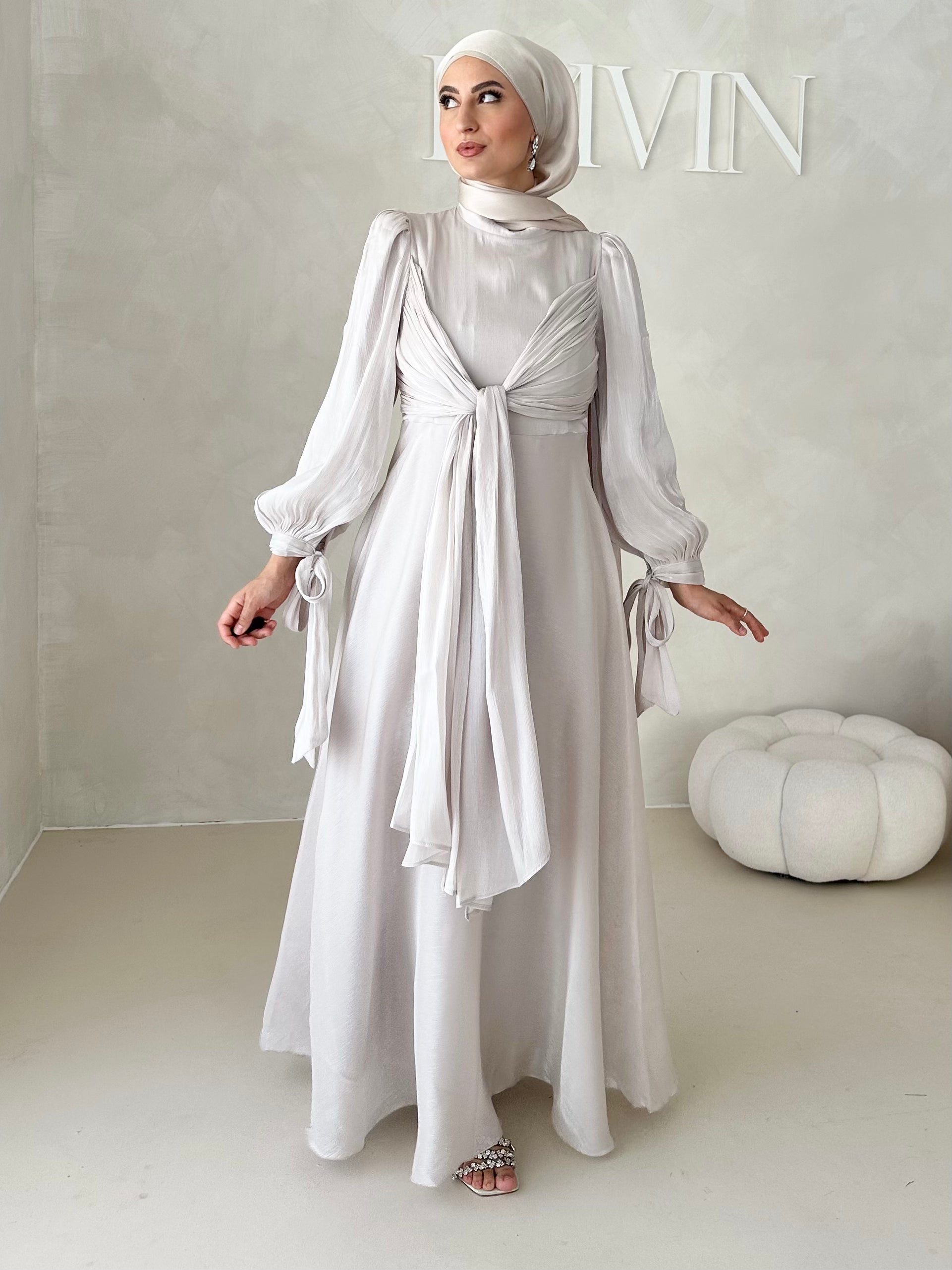 Robe de soirée avec techniques à 3 liens