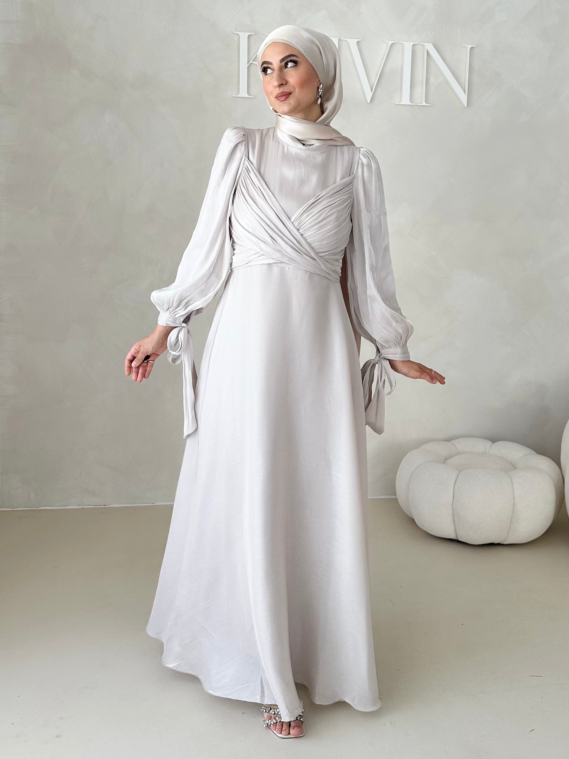 Robe de soirée avec techniques à 3 liens